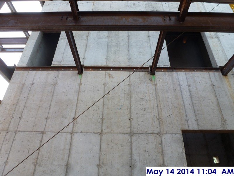 Metal Deck angles at Elev. 4-Stair -2 (3rd Floor) Facing South (800x600)